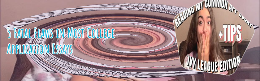Common app essay mistakes