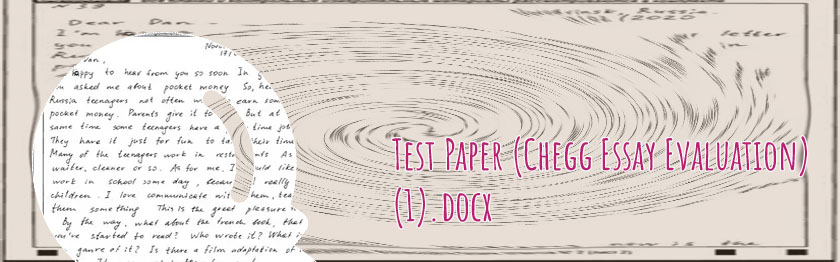 Essay chegg