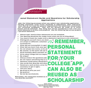 Writing a personal essay for scholarship